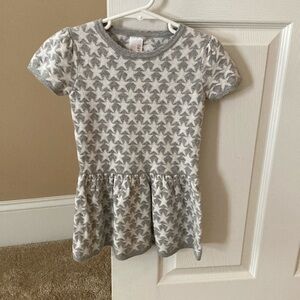 Girls dress gray and silver and white. Stars. 2T. Winter. Fall. Cat & Jack.